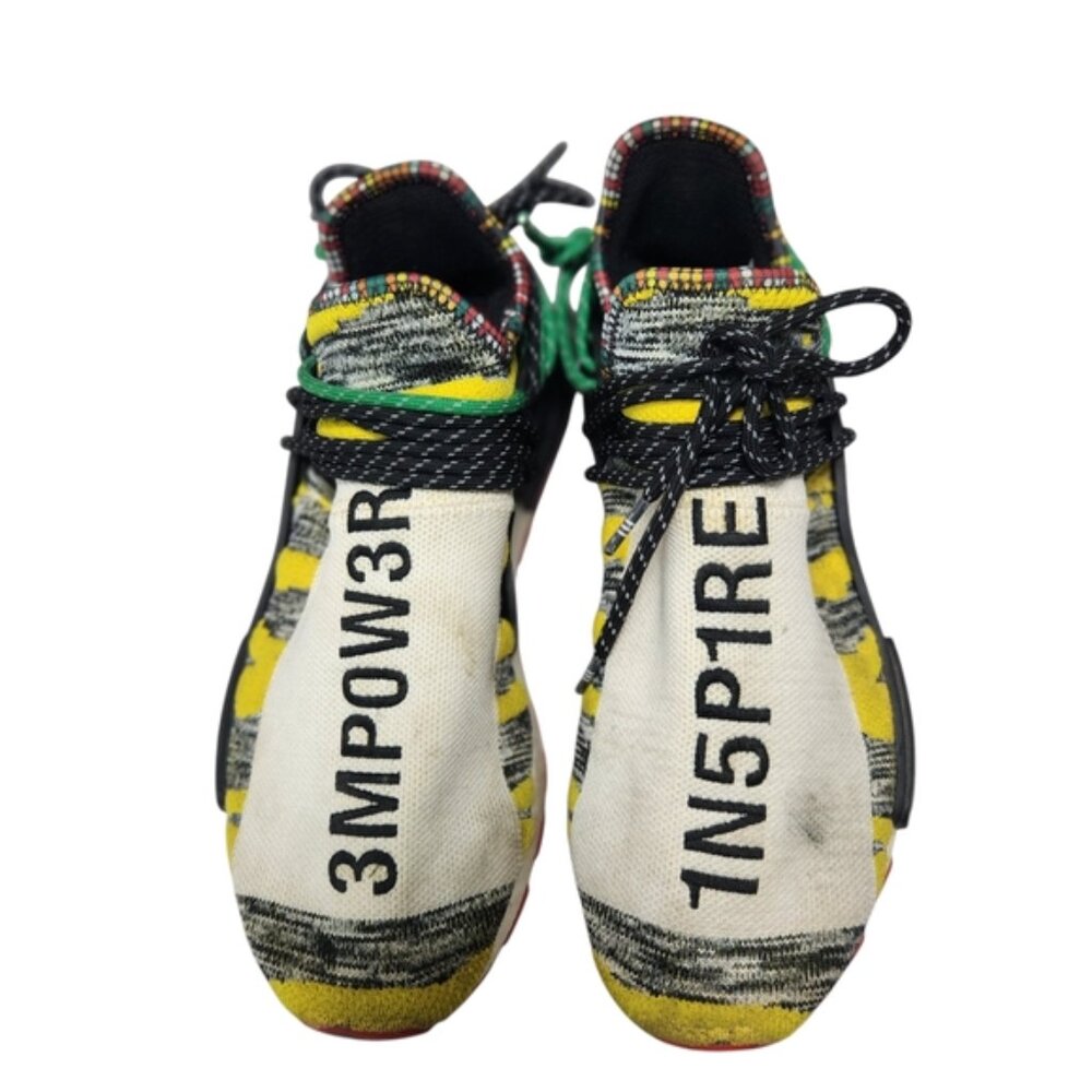 Adidas X Pharrell Williams Hu NMD Multicolor Sneakers size 10.5 USA